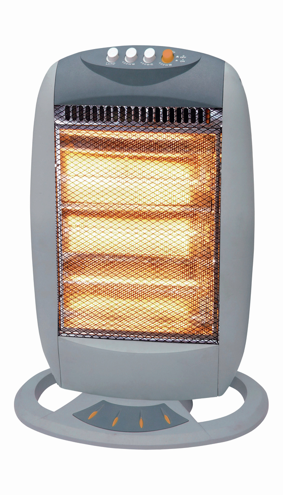 Radiateur halogène mobile Vega 1200W sur pied