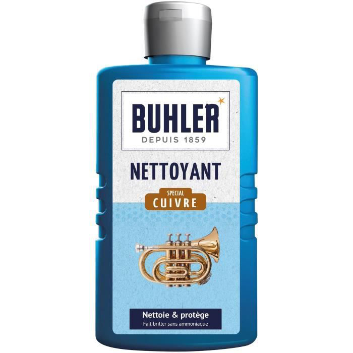 Nettoyant Cuivre 150 ml, produit d'entretien liquide pour restaurer l'éclat des objets en cuivre.