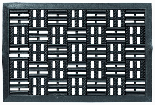 Tapis gratte-pieds extérieur Dynamic noir 40 x 60 cm antidérapant