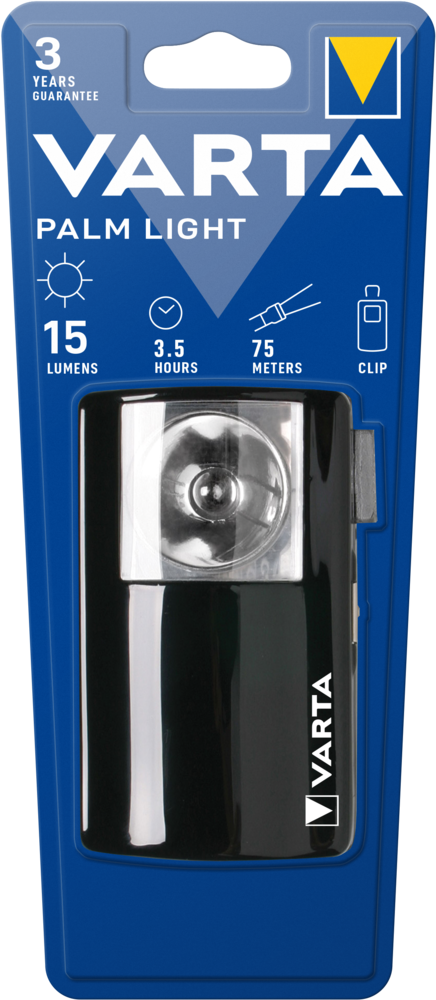 Lampe torche Palm Light compacte fonctionnant avec piles 3LR12