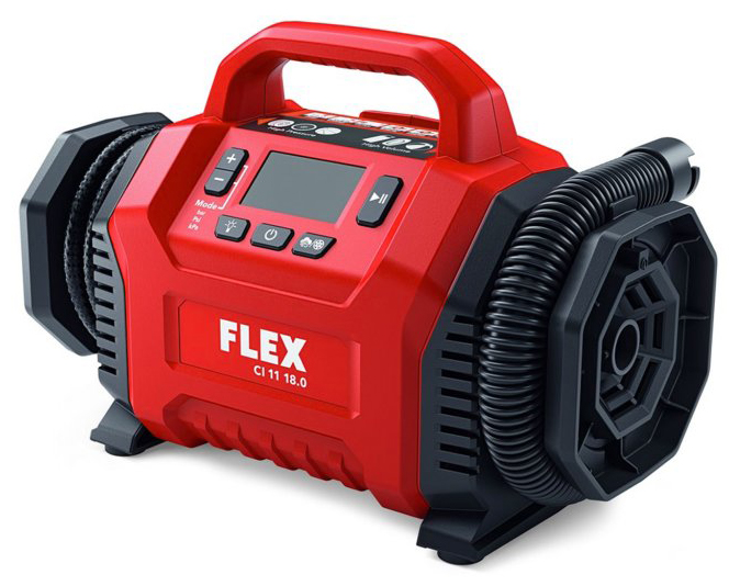 Gonfleur sur batterie CI 11 18.0/12V professionnel avec tuyau flexible