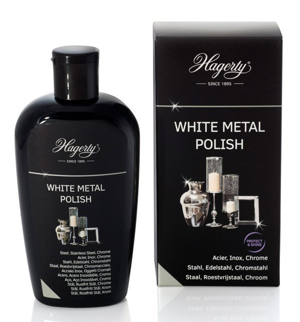 Lotion Nettoyante Métal Blanc Acier Inox Chrome 250 ml pour un nettoyage efficace.