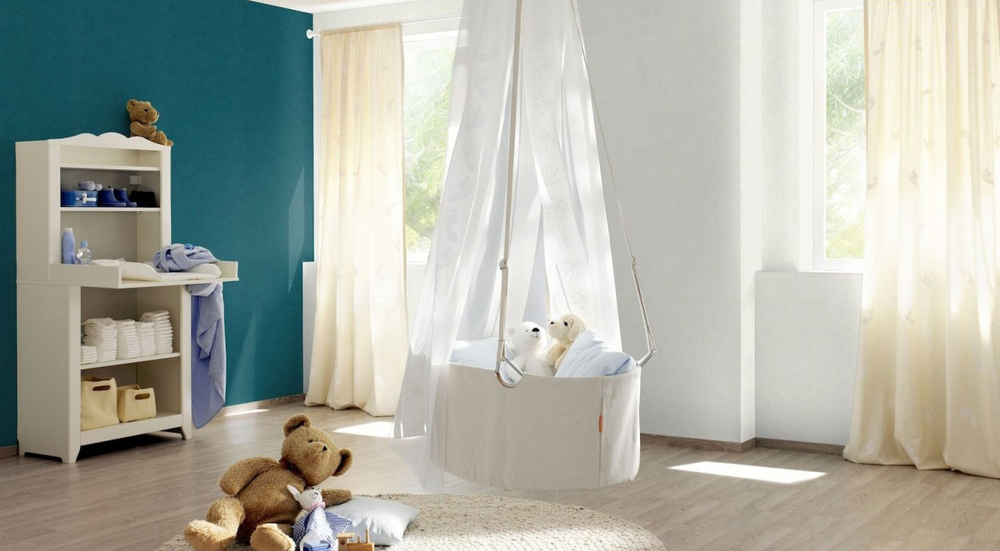 8425 - Vinyle Grainé sur Intissé Uni Béton Mat Turquoise