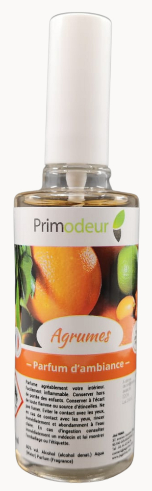 Rénovateur d'Ambiance parfum Agrumes en spray 50 ml, destructeur d'odeurs