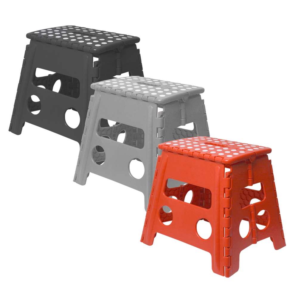 Marchepied plastique pliable et compact 29x22x32 cm