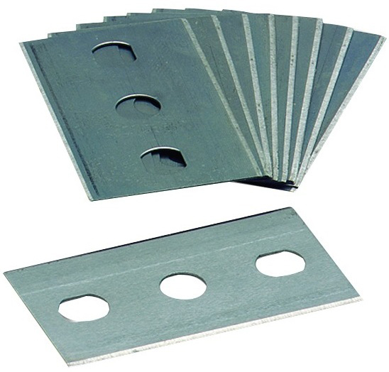 Lames de rechange pour gratte vitre, étui de 5 lames pour le nettoyage des vitres.