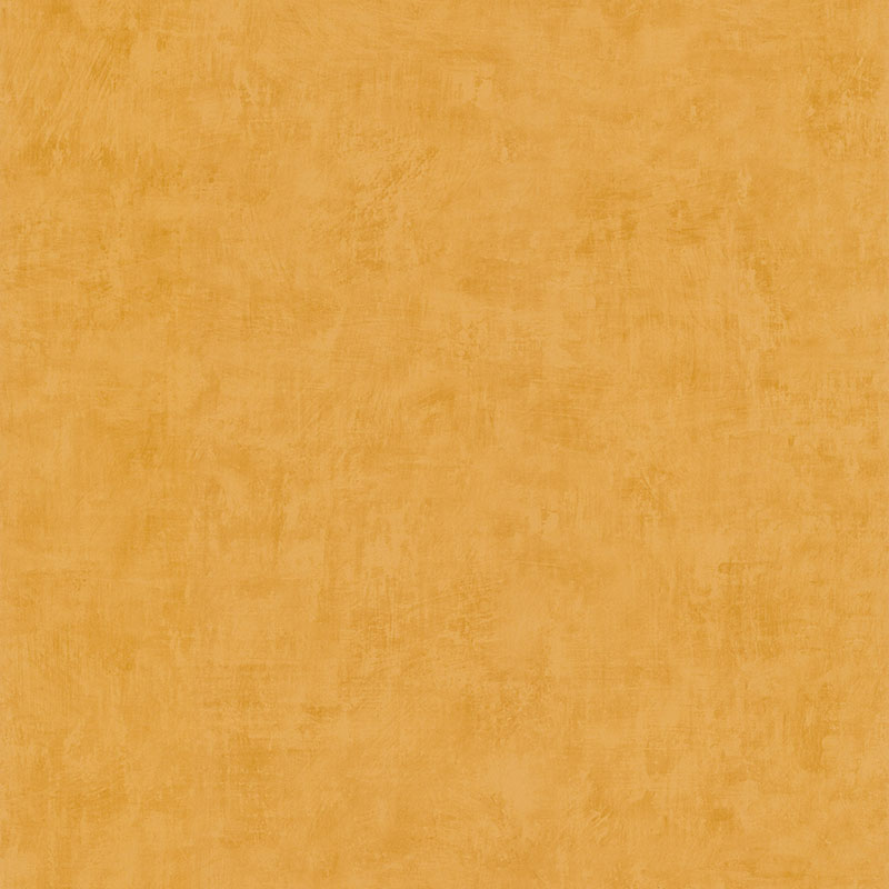 Papier peint vinyle sur intissé uni Tadelakt moutarde, texture mate et minérale