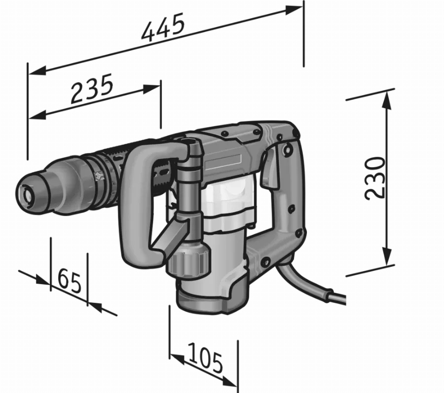 Piqueur Burineur DH 5 SDS-Max