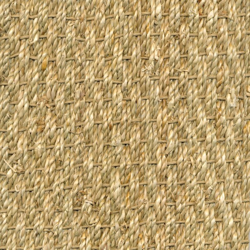 Jonc de mer fin Thane 4101 pour revêtement de sol, largeur 4m, au tissage naturel et résistant.