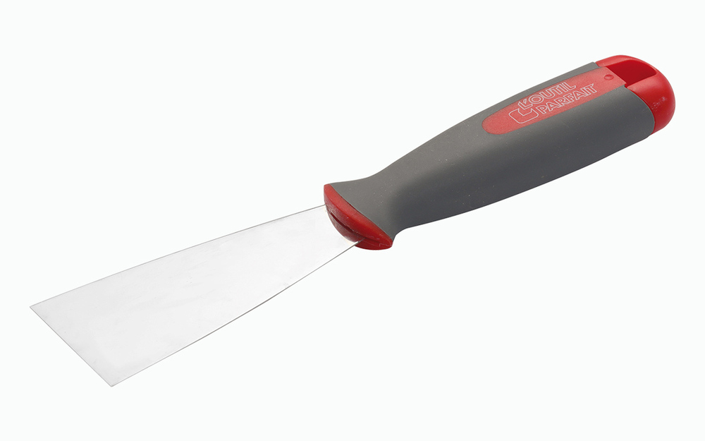 Couteau de peintre Inox Soft Line avec manche ergonomique et lame flexible en acier inoxydable