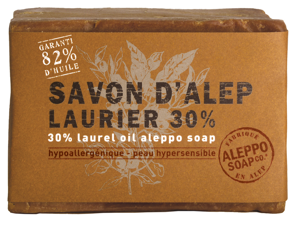 Savon d'Alep traditionnel 30% Huile de Laurier 200g