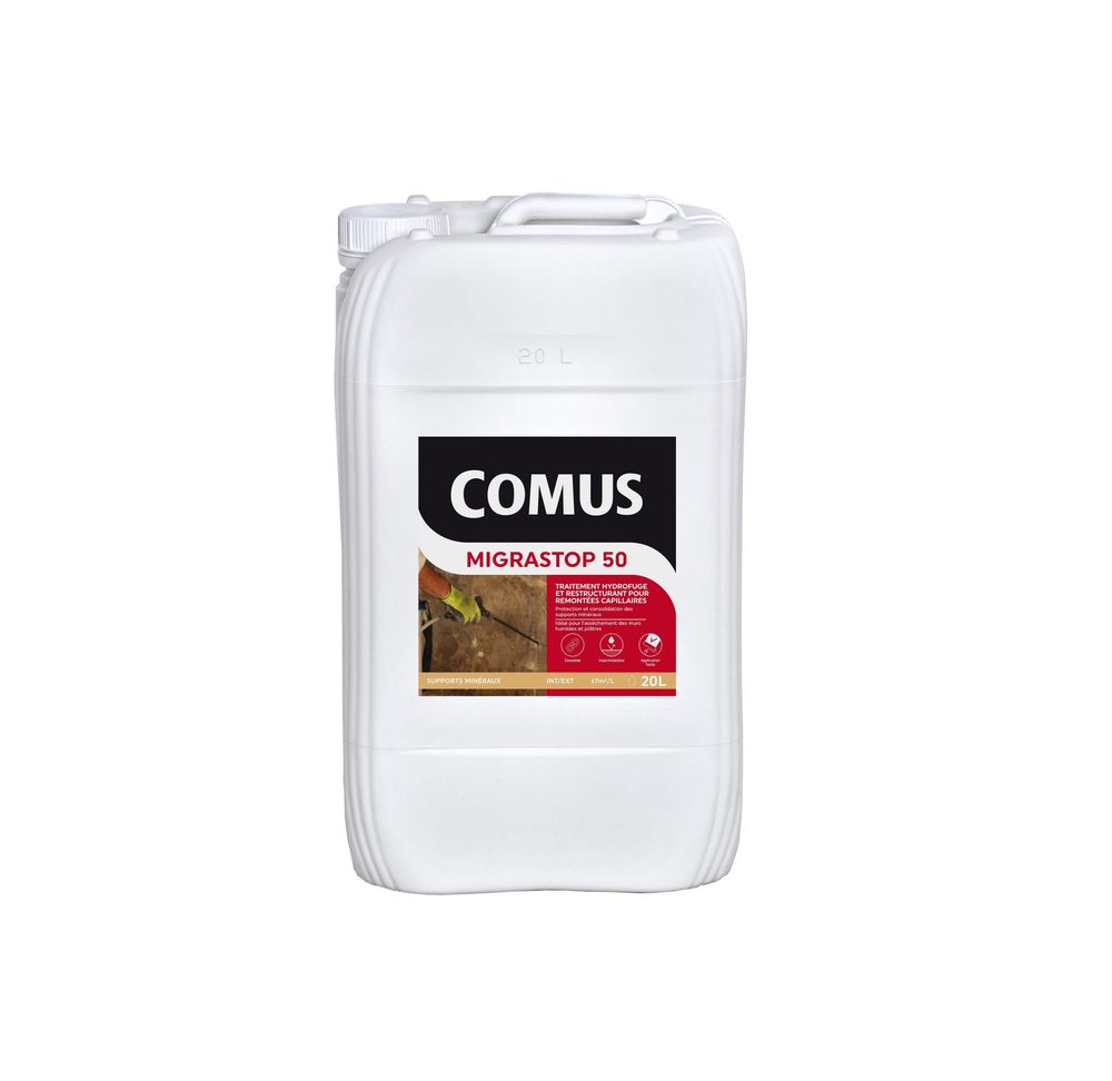 Bidon de Migrastop 50, antimousse professionnel de 20 litres pour toitures et façades