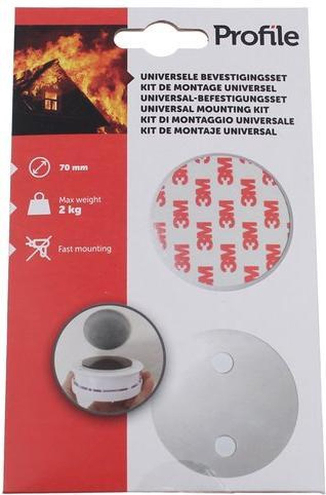 Kit de montage magnétique pour détecteur, fixation rapide sans perçage