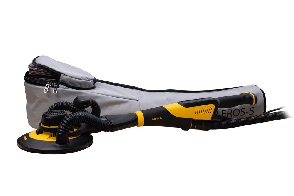 Ponceuse électroportative Leros-S pour grandes surfaces avec sac de collecte de poussière