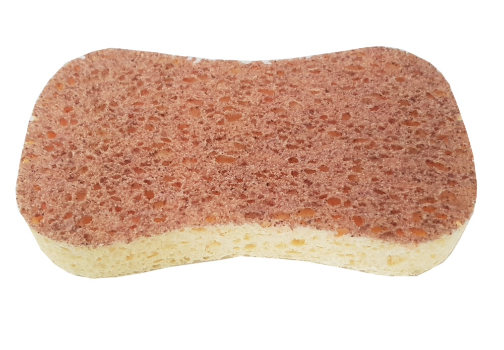 Lot de 2 Tampons Éponge Grattant et Récurant pour vaisselle et surfaces