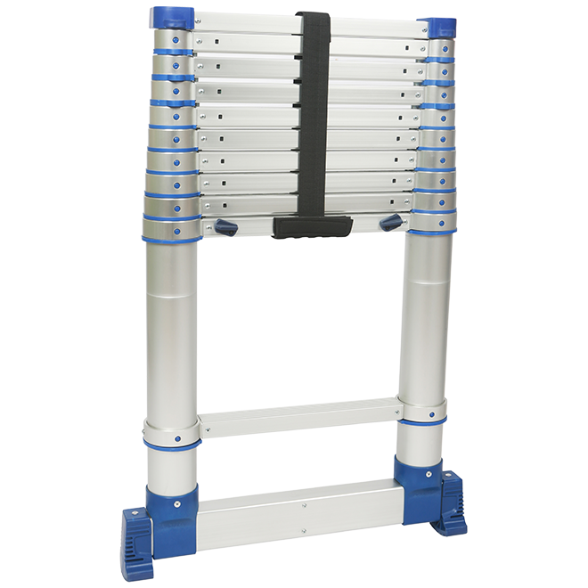 Échelle télescopique en aluminium X-TENSO 2 de 11 échelons, hauteur 4.10 m