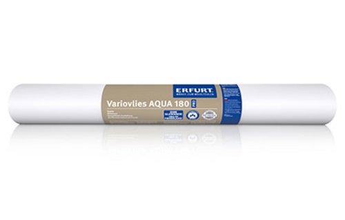Rouleau de voile de rénovation intissé à peindre Variovlies AQUA 180 PRO préencollé