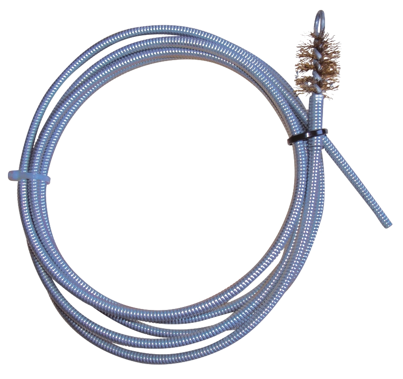 Furet flexible déboucheur avec brosse de 2 mètres pour nettoyer et débloquer les canalisations