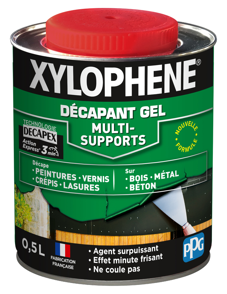Décapant gel multi-supports 0.5L pour la préparation des surfaces