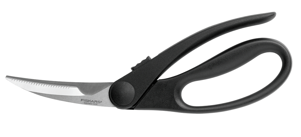 Cisaille à volaille 23 cm pour droitier et gaucher avec lames en acier inoxydable.