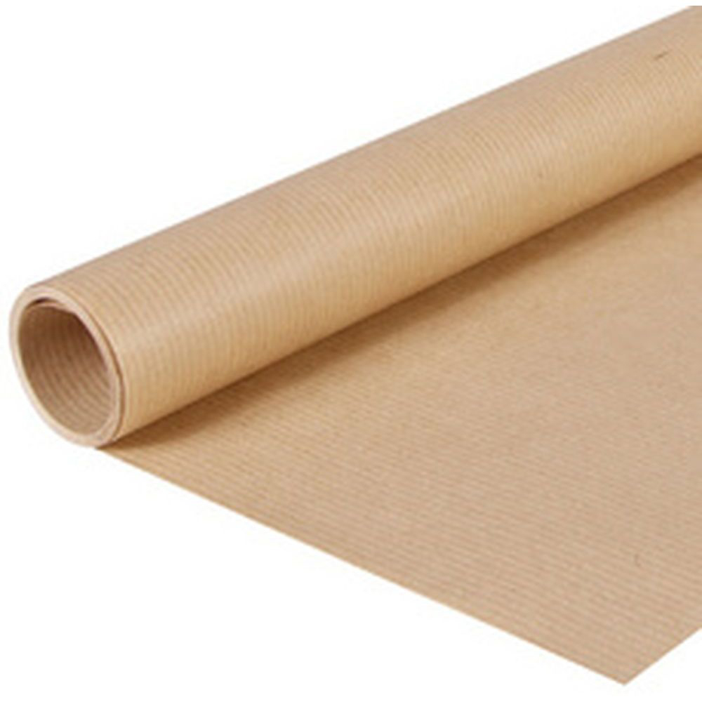 Rouleau de Papier Kraft Brun 60g/m² de 10 x 1 m pour emballage et protection ménager