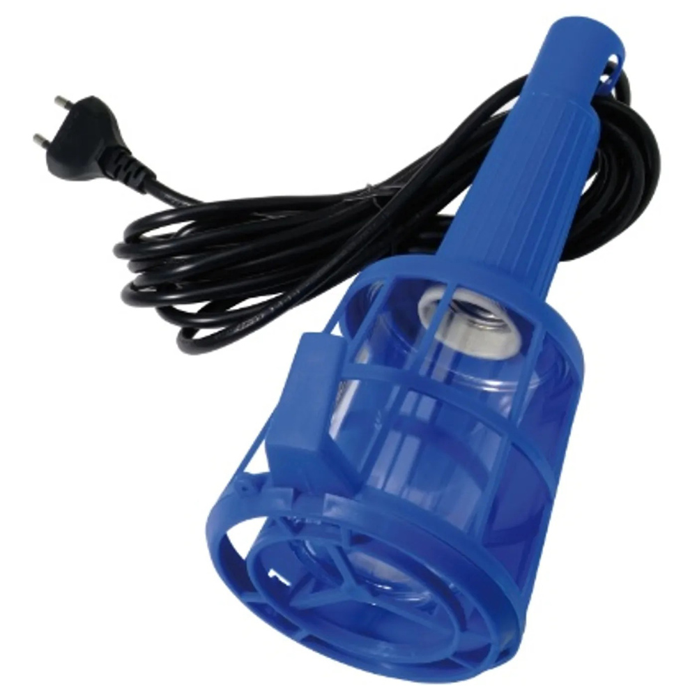 Baladeuse électrique filaire 60W robuste avec grille de protection pour atelier