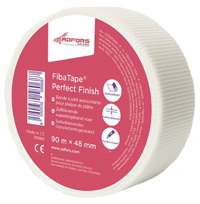 Bande à joint auto-adhésive Fibatape Perfect Finish 90 m x 48 mm