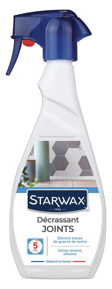 Décrassant Joints 500 ml pour le nettoyage en profondeur et l'entretien des joints de carrelage et mastics.