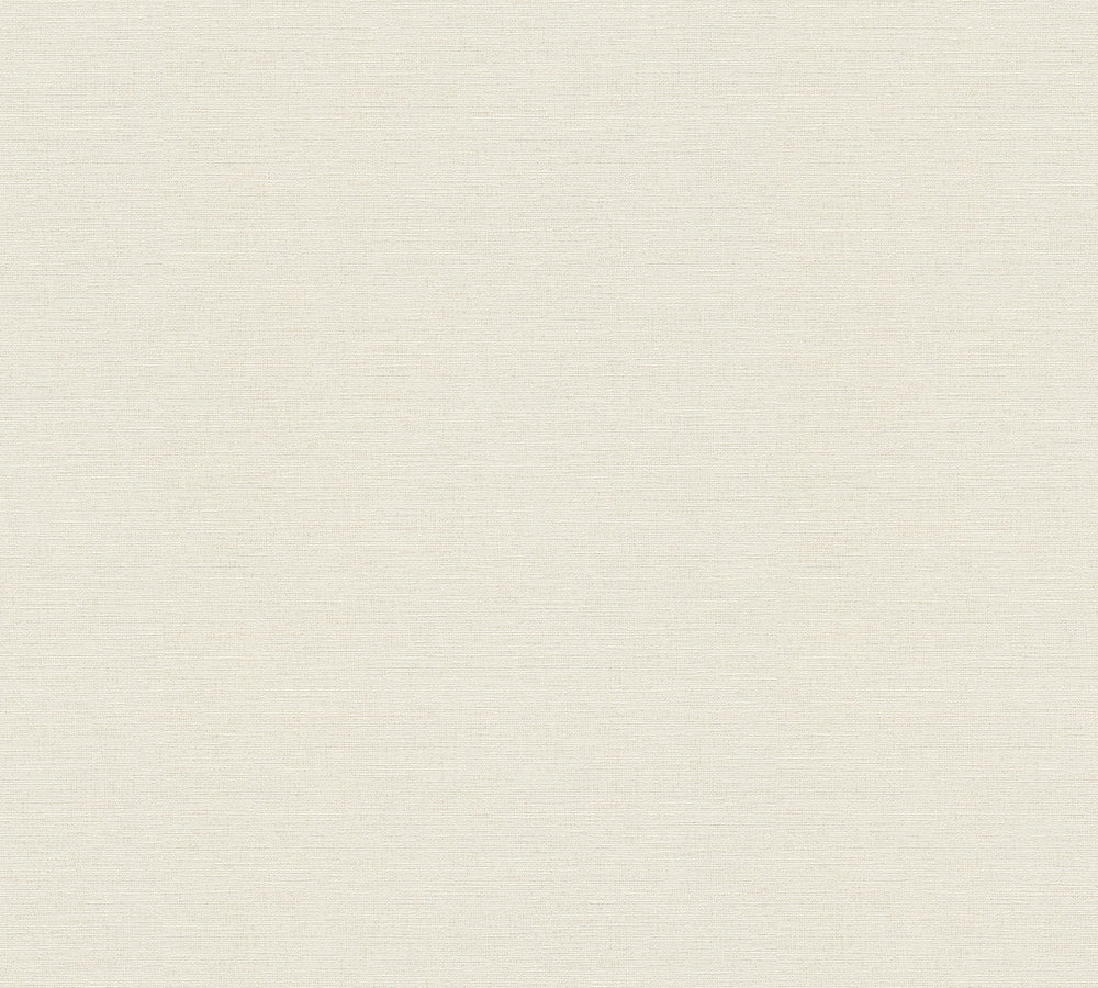Papier peint vinyle grainé sur intissé uni couleur ivoire collection Around