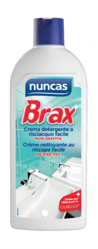 Crème Nettoyante et Détergente Brax 500 ml, crème à récurer pour la cuisine