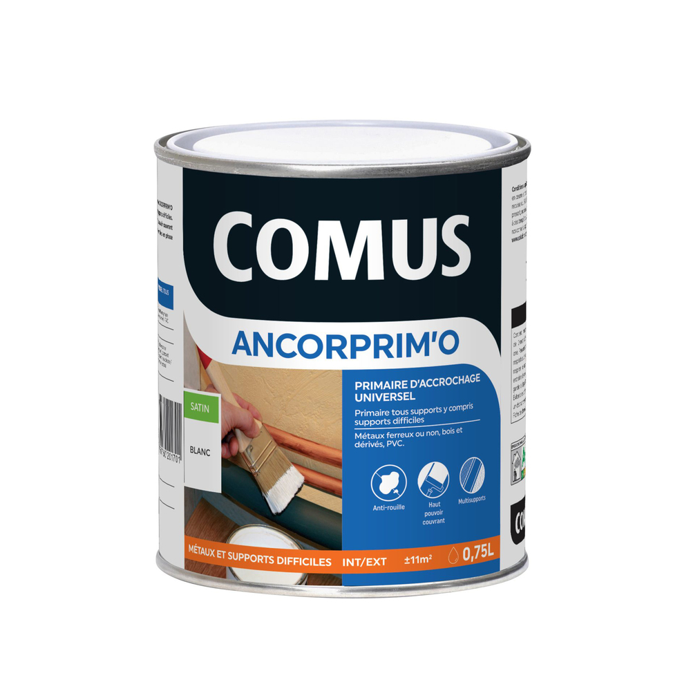 Primaire d'accrochage Ancorprim'O 0.75L multi-supports pour une adhérence renforcée