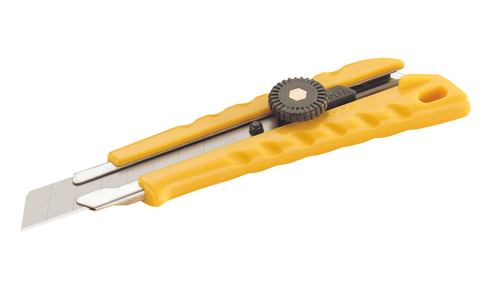 Cutter Olfa 18 mm professionnel avec lame sécable pour travaux de bricolage