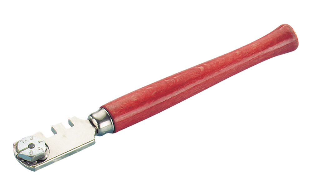 Coupe Verre de vitrier avec roulette en carbure pour découpe de verre précise