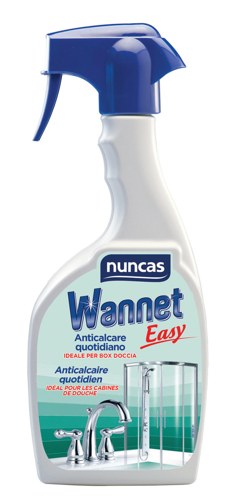Flacon de détergent anticalcaire délicat Wannet Easy 500 ml pour l'entretien de la cuisine