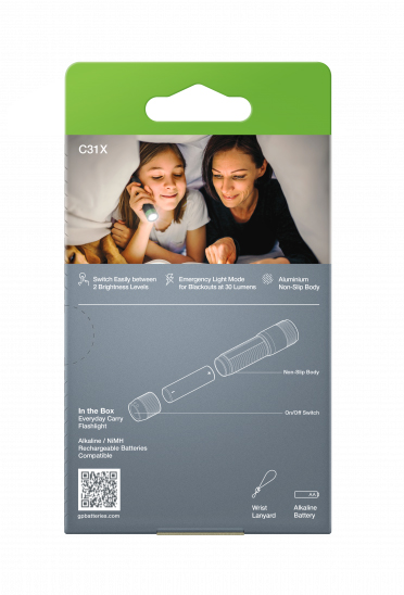 Lampe de Poche 100 Lumens GP Discovery Ibis C31X