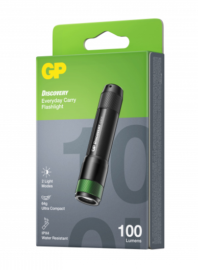 Lampe de Poche 100 Lumens GP Discovery Ibis C31X