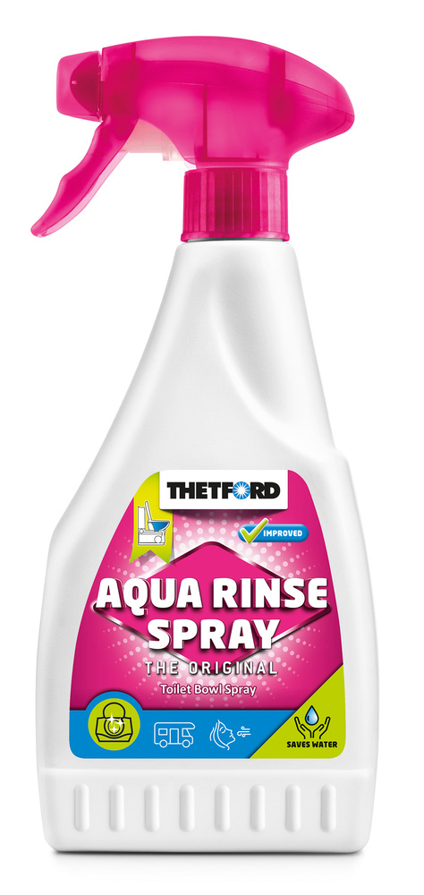 Spray de rinçage WC Aqua Rinse Spray 500 ml pour une hygiène améliorée et une fraîcheur durable.