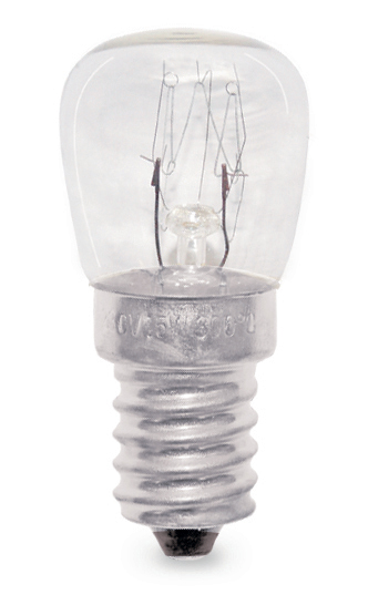 Ampoule de four transparente 15W E14 230V résistante à la chaleur
