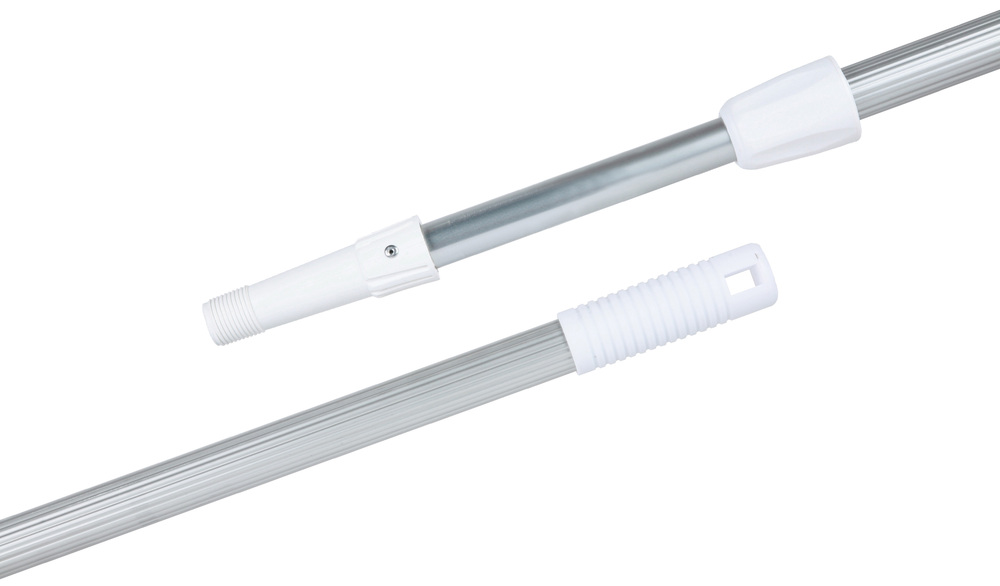 Manche télescopique Perche Télescopique Alu en aluminium léger et robuste pour balais et brosses de ménage