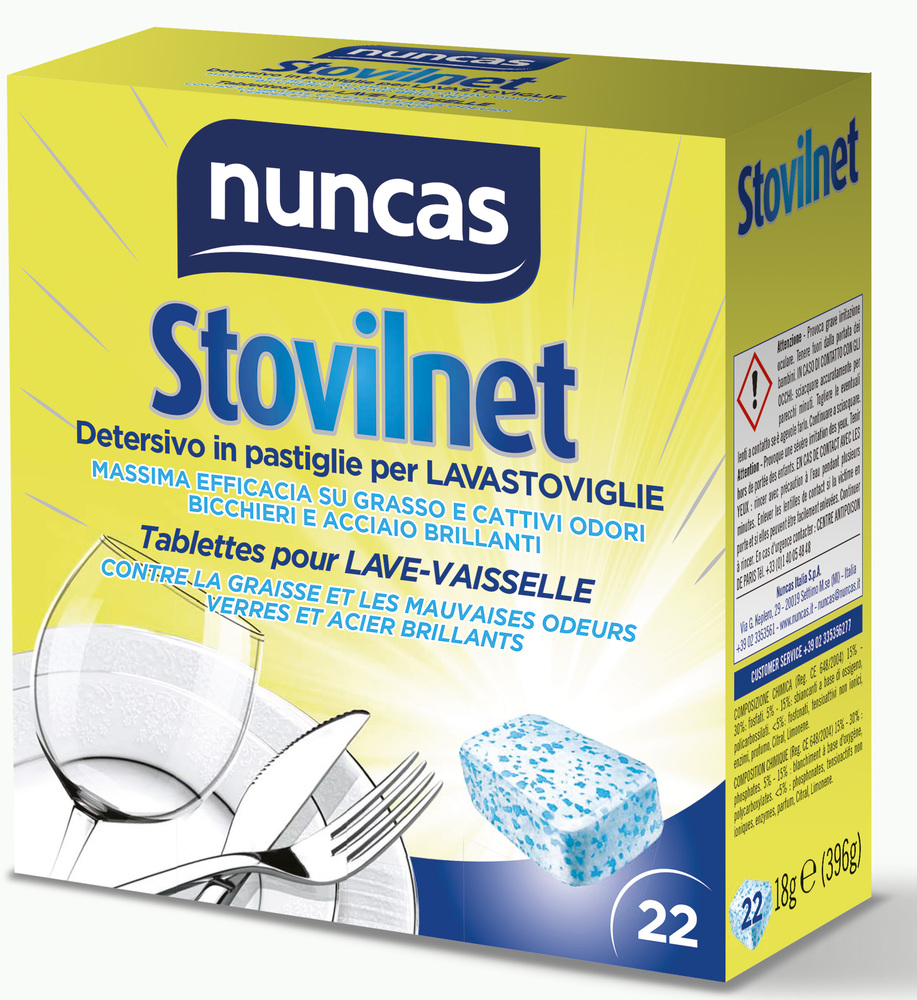 Tablettes lave-vaisselle Stovilnet (x22), détergent pour machine à laver la vaisselle.