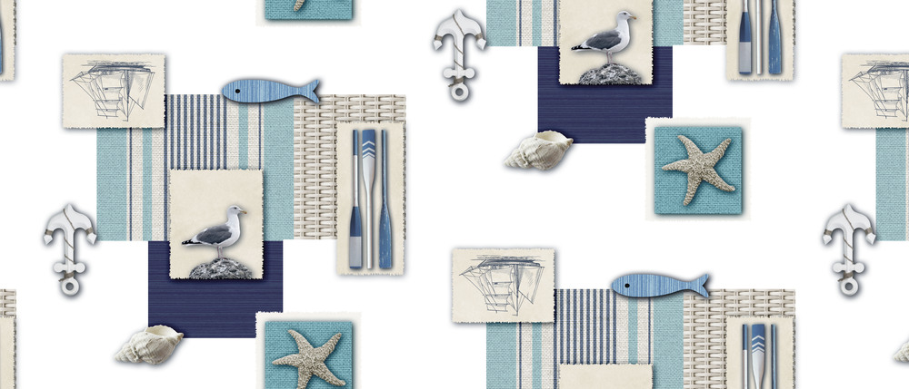 Rouleau de nappe Cristal transparente imprimé Anglet 140 cm x 20 m, pour protéger et décorer une table.