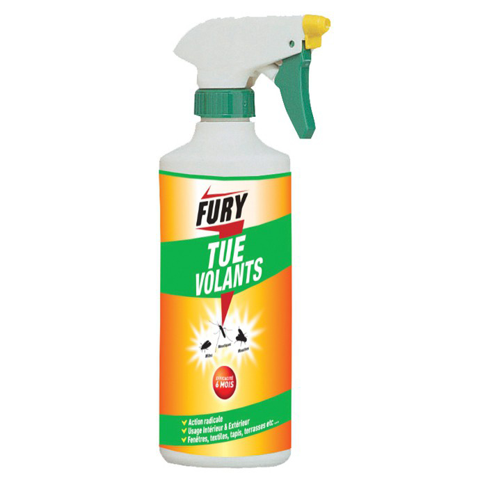 Vaporisateur insecticide Tue Volants Efficacité Renforcée 500 ml pour jardin et extérieur