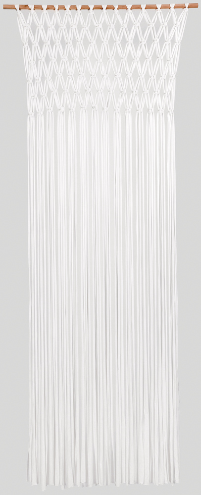 Rideau de porte anti-insectes Cocoon blanc 90 x 200 cm