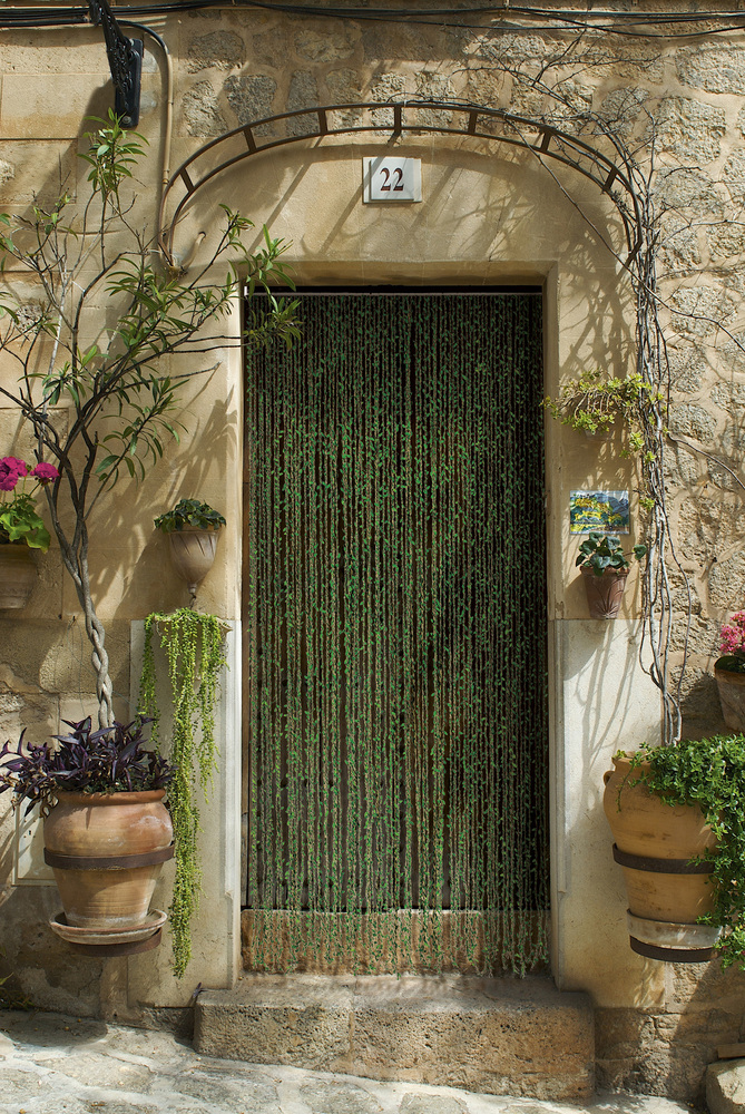 Rideau de Porte Samana Torsade Papier 90 x 200 cm
