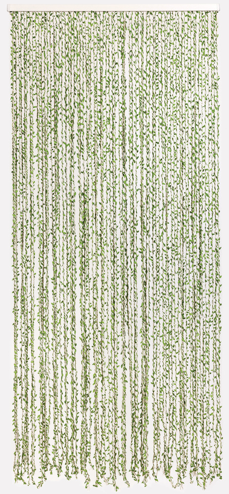 Rideau de porte anti-insectes Samana en torsade de papier 90 x 200 cm, couleur naturelle.