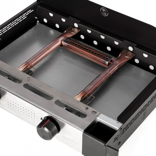 Plancha à Gaz à Poser en Acier Laqué SOLIA 200 52 x 38 cm