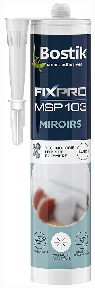 Mastic Colle FIXPRO MSP103 Miroirs haute adhérence 290 ml