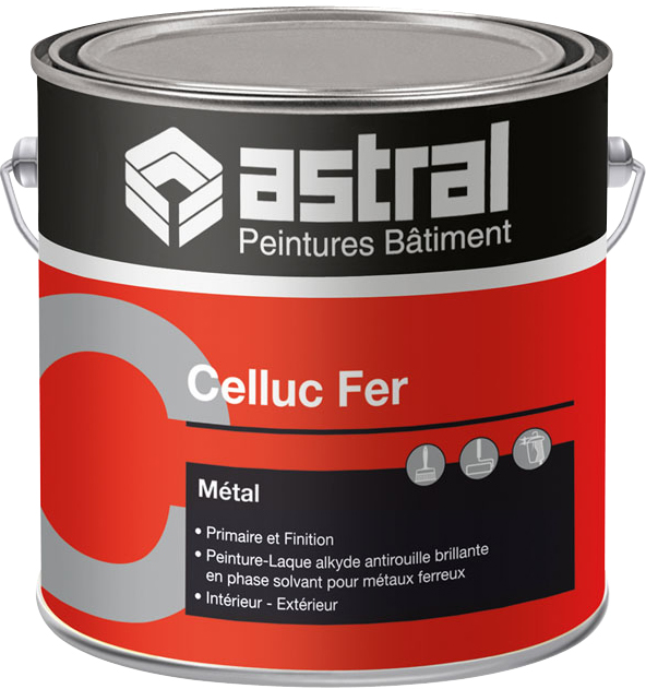 Celluc Fer, peinture de finition pour traitement et protection des métaux