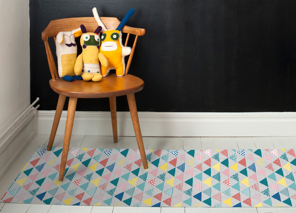 Tapis Digital Triangle 52 cm x 25 m sur mesure pour couloir