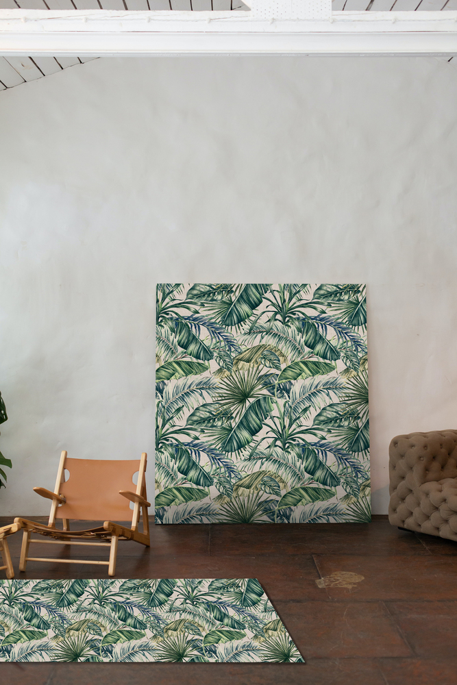 Tapis de sol sur mesure Digital Samira 52 cm x 25 m avec motif moderne